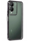 BFS Vivo Y17S Kılıf Lensli Silikon - Siyah