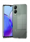 BFS  Vivo Y17S Kılıf Lüx Şeffaf Silikon