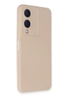 BFS  Vivo Y17S Kılıf Nano içi Kadife Silikon - Pudra