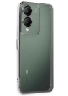 BFS  Vivo Y17S Kılıf Razer Lensli Silikon - Gümüş