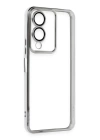 BFS  Vivo Y17S Kılıf Razer Lensli Silikon - Gümüş