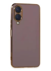 BFS Vivo Y17S Kılıf Volet Silikon - Mor