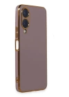 BFS Vivo Y17S Kılıf Volet Silikon - Mor