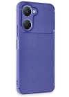 BFS  Vivo Y18 Kılıf Auto Focus Karbon Kapak - Lacivert