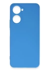 BFS  Vivo Y18 Kılıf First Silikon - Mavi