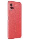 BFS  Vivo Y21S Kılıf Auto Focus Kapak - Kırmızı