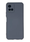 BFS  Vivo Y21S Kılıf Nano içi Kadife Silikon - Gri