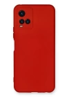 BFS  Vivo Y21S Kılıf Nano içi Kadife Silikon - Kırmızı
