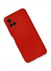 BFS  Vivo Y21S Kılıf Nano içi Kadife Silikon - Kırmızı