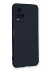 BFS  Vivo Y21S Kılıf Nano içi Kadife Silikon - Lacivert