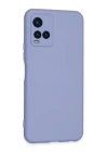 BFS  Vivo Y21S Kılıf Nano içi Kadife Silikon - Lila