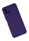 BFS  Vivo Y21S Kılıf Nano içi Kadife Silikon - Mor
