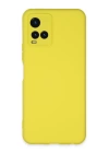 BFS  Vivo Y21S Kılıf Nano içi Kadife Silikon - Sarı
