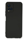BFS  Vivo Y21S Kılıf Nano içi Kadife Silikon - Siyah