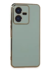 BFS  Vivo Y22 2022 Kılıf Volet Silikon - Açık Yeşil