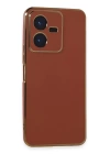 BFS  Vivo Y22 2022 Kılıf Volet Silikon - Kırmızı