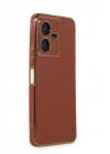 BFS Vivo Y22 2022 Kılıf Volet Silikon - Kırmızı