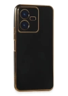 BFS  Vivo Y22 2022 Kılıf Volet Silikon - Siyah