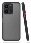 BFS  Vivo Y22S Kılıf Montreal Silikon Kapak - Siyah
