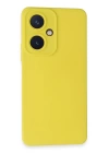 BFS  Vivo Y27 Kılıf Nano içi Kadife Silikon - Sarı