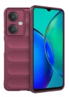 BFS  Vivo Y27 Kılıf Optimum Silikon - Bordo
