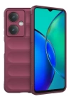 BFS  Vivo Y27 Kılıf Optimum Silikon - Bordo