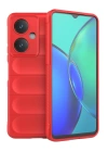 BFS  Vivo Y27 Kılıf Optimum Silikon - Kırmızı