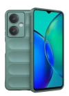 BFS  Vivo Y27 Kılıf Optimum Silikon - Koyu Yeşil