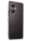 BFS  Vivo Y27 Kılıf Razer Lensli Silikon - Gümüş
