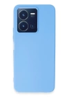 BFS  Vivo Y35 Kılıf First Silikon - Mavi
