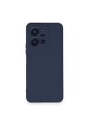 BFS  Vivo Y35 Kılıf Nano içi Kadife Silikon - Lacivert