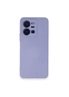 BFS  Vivo Y35 Kılıf Nano içi Kadife Silikon - Lila