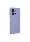 BFS  Vivo Y35 Kılıf Nano içi Kadife Silikon - Lila