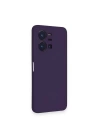 BFS  Vivo Y35 Kılıf Nano içi Kadife Silikon - Mor