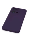 BFS  Vivo Y35 Kılıf Nano içi Kadife Silikon - Mor