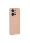 BFS  Vivo Y35 Kılıf Nano içi Kadife Silikon - Pudra