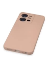 BFS  Vivo Y35 Kılıf Nano içi Kadife Silikon - Pudra
