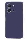 BFS  Vivo Y36 Kılıf Nano içi Kadife Silikon - Lacivert