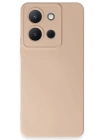 BFS  Vivo Y36 Kılıf Nano içi Kadife Silikon - Pudra