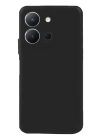 BFS  Vivo Y36 Kılıf Nano içi Kadife Silikon - Siyah