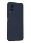 BFS  Vivo Y53S Kılıf Nano içi Kadife Silikon - Lacivert
