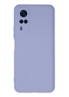 BFS  Vivo Y53S Kılıf Nano içi Kadife Silikon - Lila