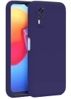 BFS  Vivo Y53S Kılıf Nano içi Kadife Silikon - Mor