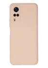 BFS  Vivo Y53S Kılıf Nano içi Kadife Silikon - Pudra