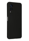 BFS  Vivo Y53S Kılıf Nano içi Kadife Silikon - Siyah