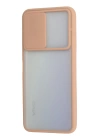 BFS  Vivo Y53S Kılıf Palm Buzlu Kamera Sürgülü Silikon - Pembe