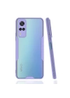 BFS  Vivo Y53S Kılıf Platin Silikon - Lila