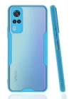 BFS  Vivo Y53S Kılıf Platin Silikon - Mavi