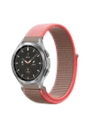 BFS  Watch 22mm Hasırlı Cırtcırtlı Kordon - Pembe