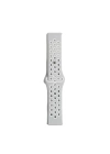 BFS  Watch 22mm Spor Delikli Kordon - Gri-Beyaz